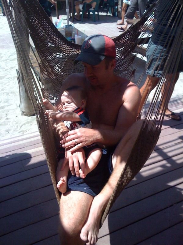 Hanging with Daddy